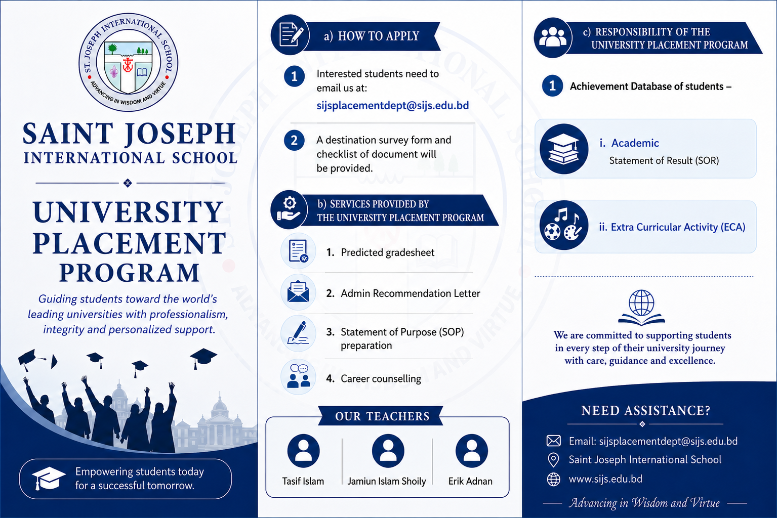 SJIS Placement Brochure